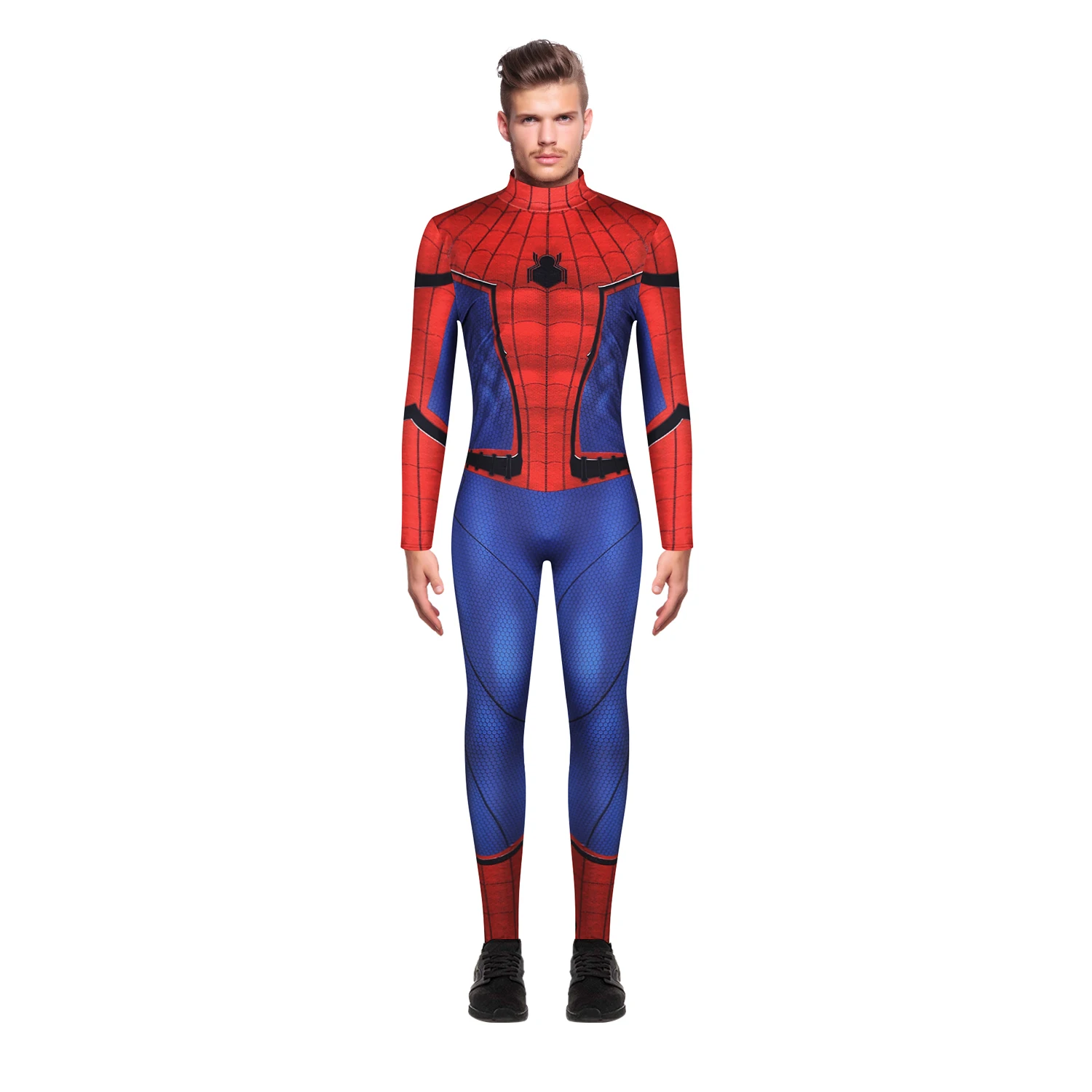 Костюм Человека паука для взрослых костюм Зентаи из спандекса супергероя без