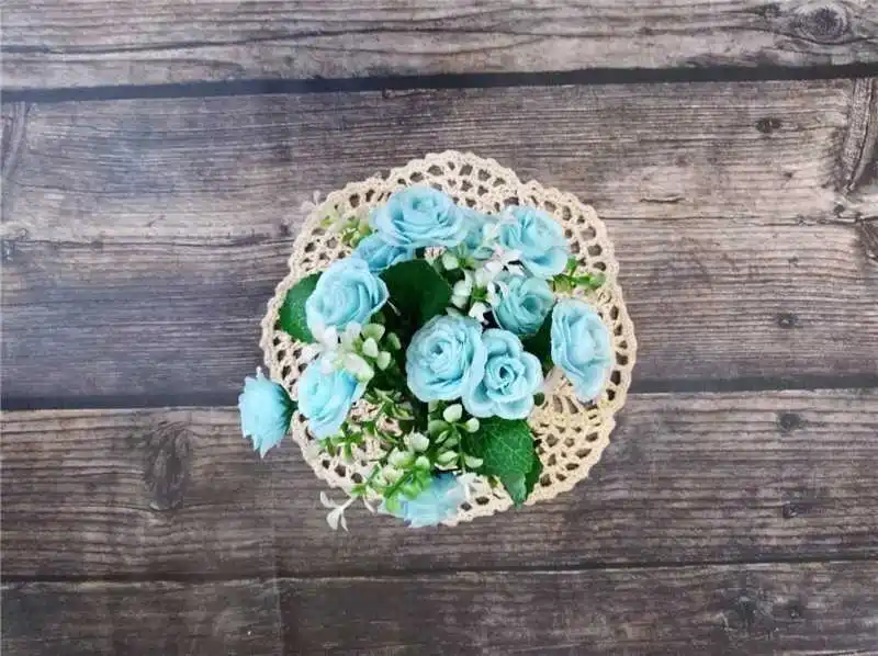 

Modern Cotton Lace Crochet Wedding Dining Doily Table Cloth Placemat Coffee Dinne Cup Mug Coaster For Wedding Banquet Table Pad