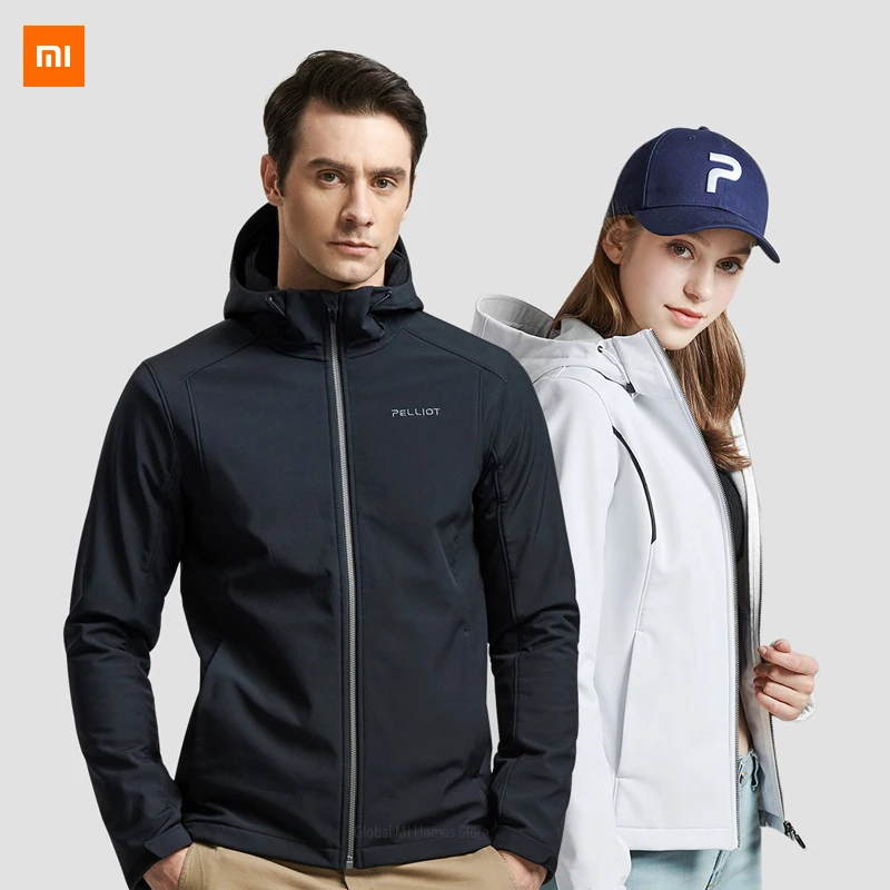 Xiaomi Mijia PELLIOT ветрозащитная теплая мягкая парная куртка двусторонняя пуховик