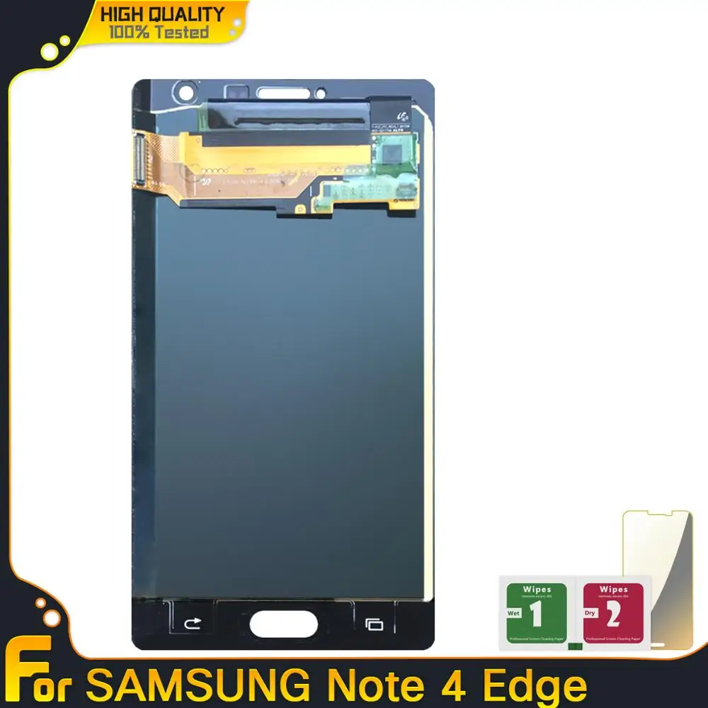 ЖК-дисплей для Samsung Galaxy Note 4 Edge N915 N9150 N915F ЖК-экран с сенсорным дигитайзером в сборе