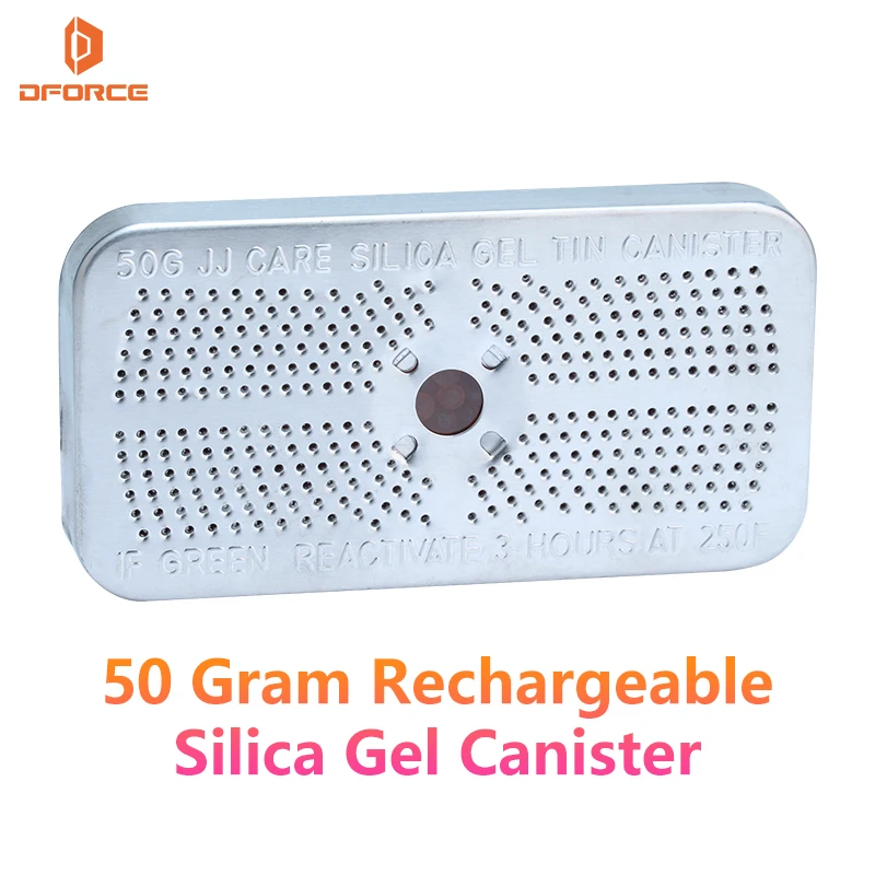 

Dforce 50 Gram Rechargeable Silica Gel Canister Drying box Moisture absorption box Filament protection 3DPrinter Accessorie