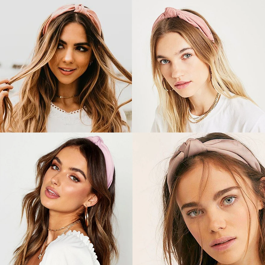 

Top Knotted Handmade Straw Weave Headband For Women Girls Hair Bands Turban Hair Hoop Bezel Female Hair Accessories