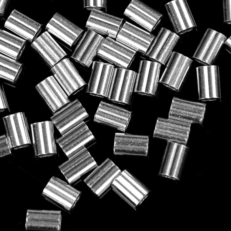 (1 2 мм 100 шт) проволока веревка алюминиевые рукава зажим фитинги Кабельные