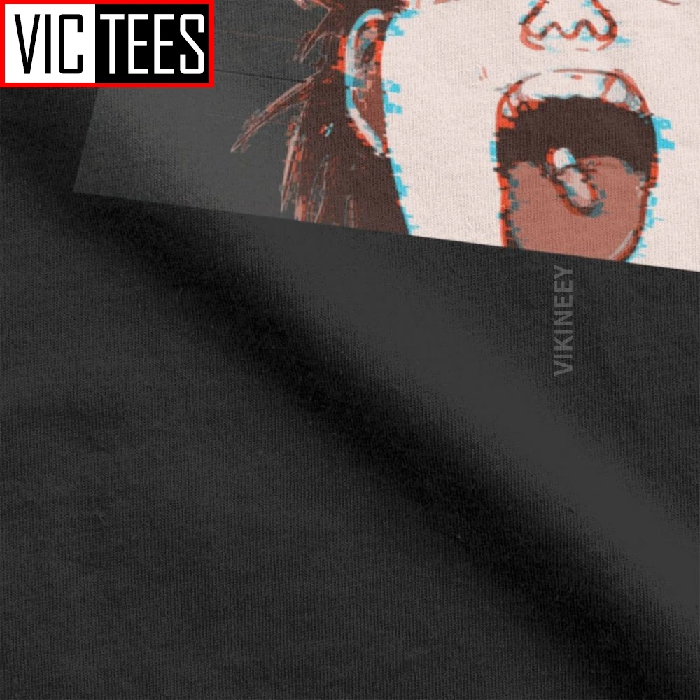 Футболка мужская оверсайз из хлопка с принтом они просто как конфеты и глитч |