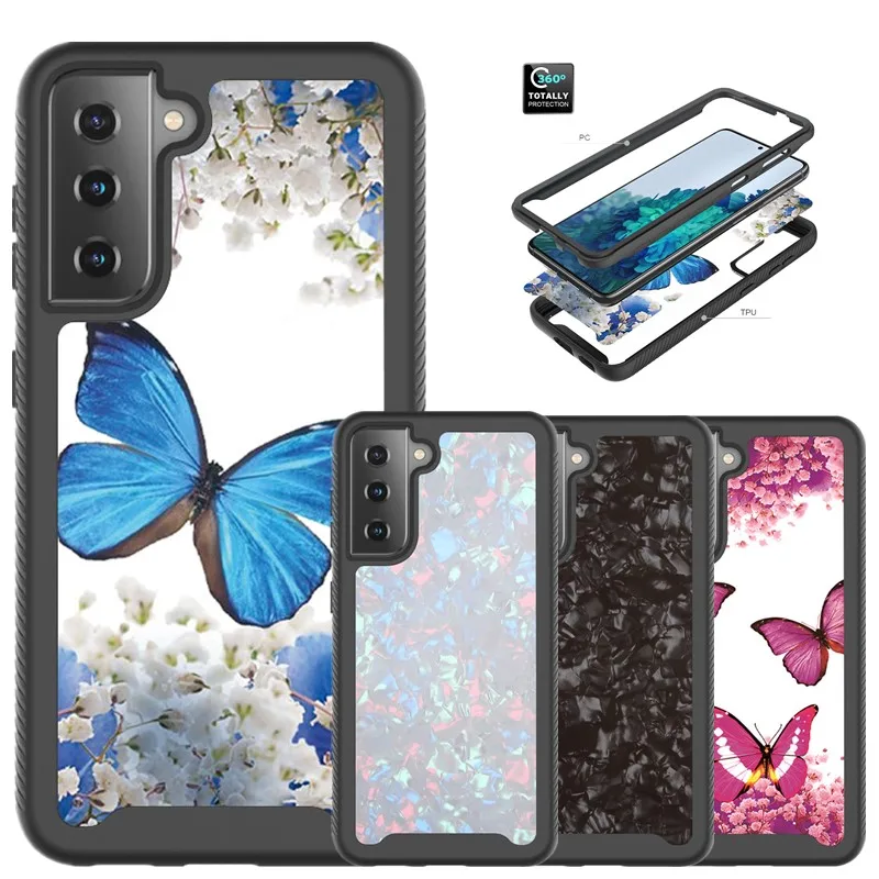 

360 Full Body Protection 3 in 1 Phone Case For Samsung Galaxy S10 S20 S21 S30 Plus Note 20 Ultra S10E S21 Plus Back Cover Coque