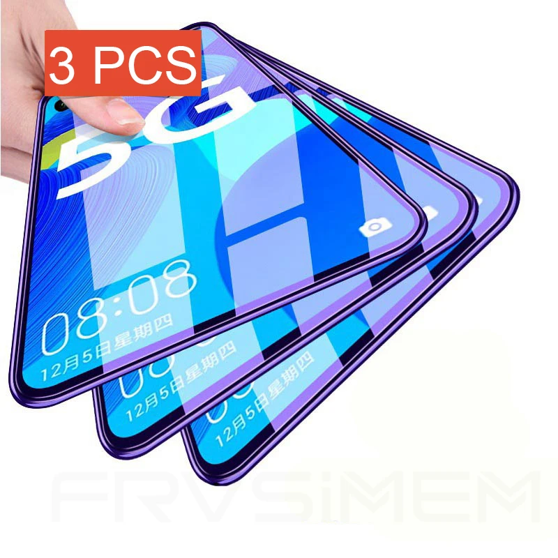 3 шт. полноэкранная защитная пленка из закаленного стекла для Redmi S2 GO Mi A3 A2