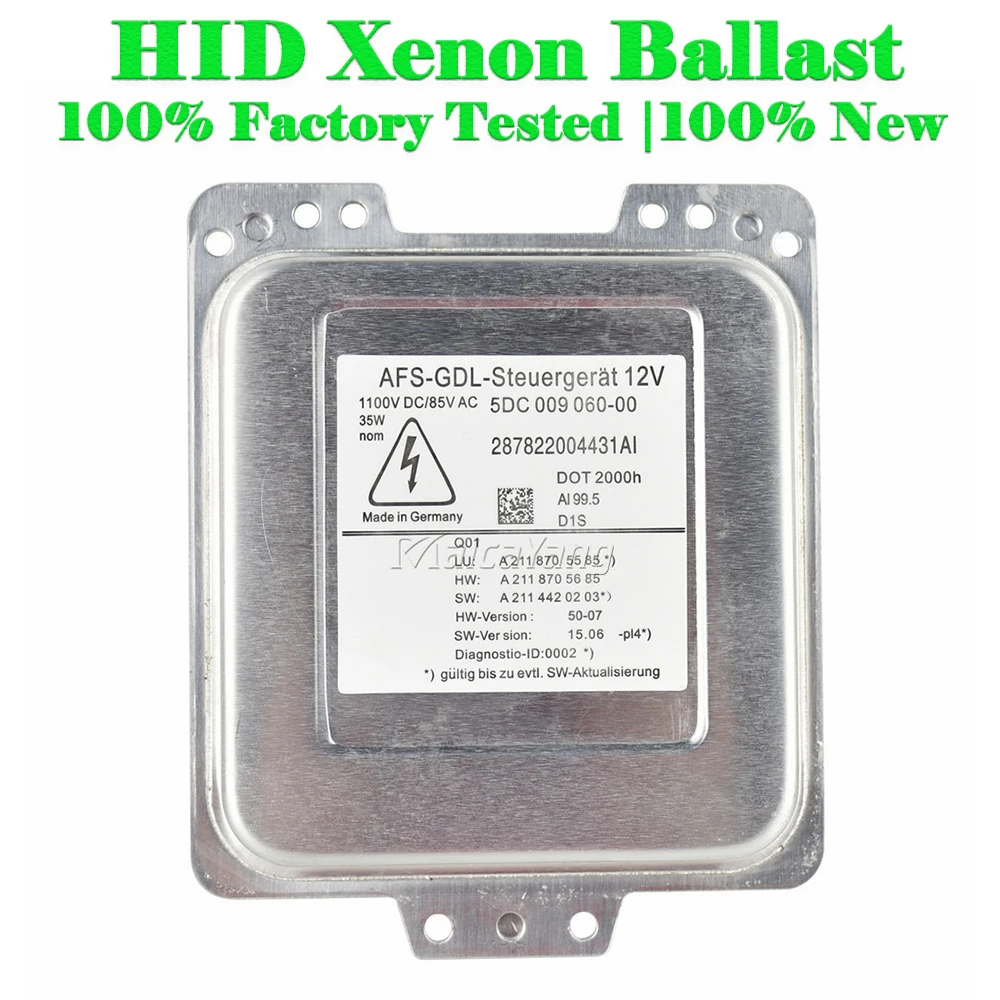 

Новинка D1S ксеноновый балласт для фар головного изготовителя AFS-GDL 5DC009060-00 W211 для 07-08 Mercedes E Class автомобильные аксессуары