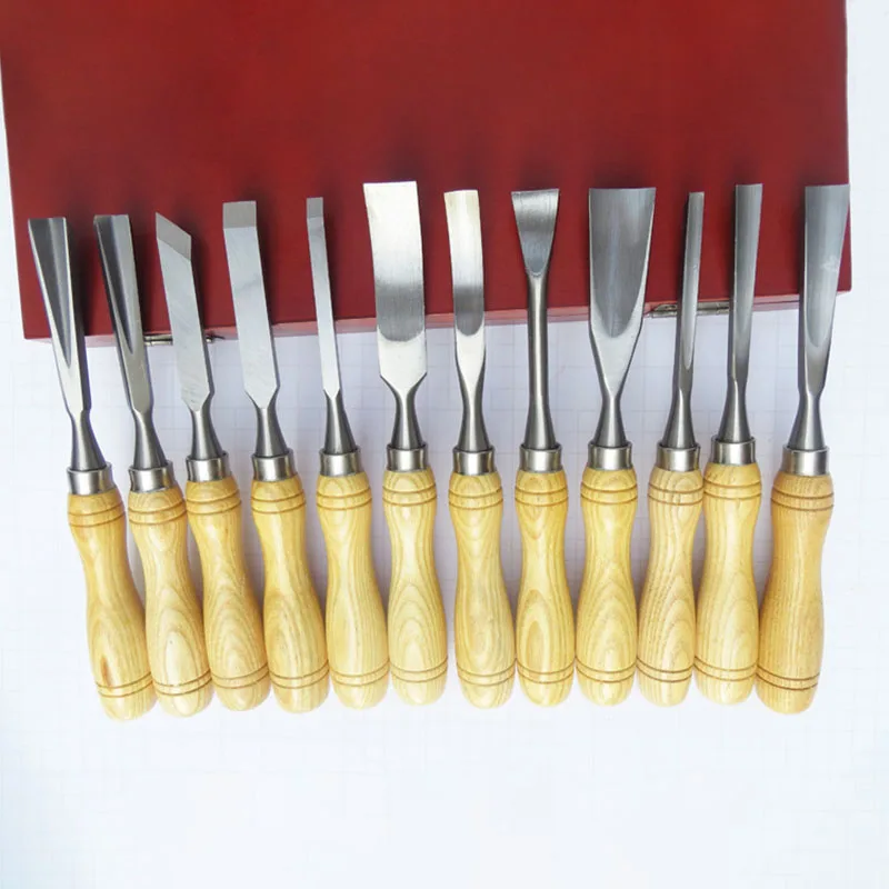 LEABON 12 шт. набор для резьбы по дереву инструменты работы зубила нож | Инструменты