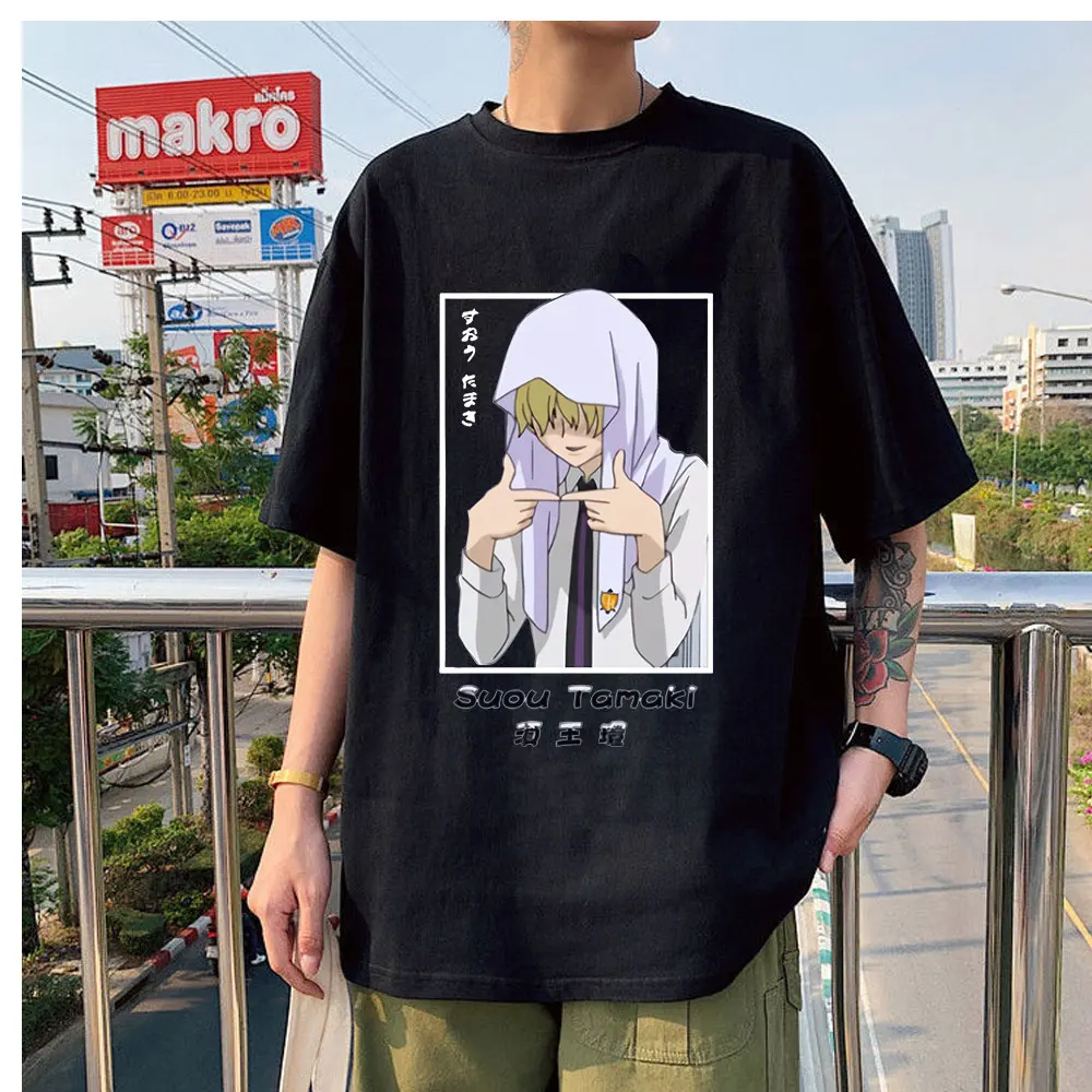 

Japanese Anime Ouran High School Host Clubjapanese Streetwear Interesting Pattern Printing Unisex Loose Pure Tops T-shirt