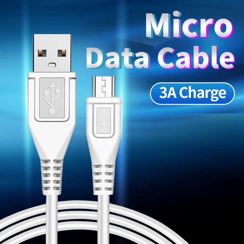 USB 2 0 мобильный телефон кабель 3A Быстрая зарядка Micro usb высококачественный TPE
