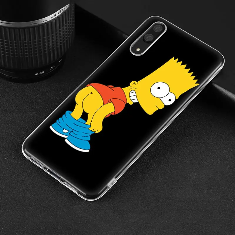 002 Забавный Симпсон Мягкий силиконовый чехол для телефона huawei P30 P20 Pro P10 P9 P8 Lite P Smart Z Plus NOVA 3 3i 5i 5 5Pro чехол - Цвет: 002