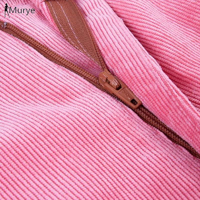 

New 2019 spring and summer European and American street women's fashion trend corduroy flared pants high waist casual pants