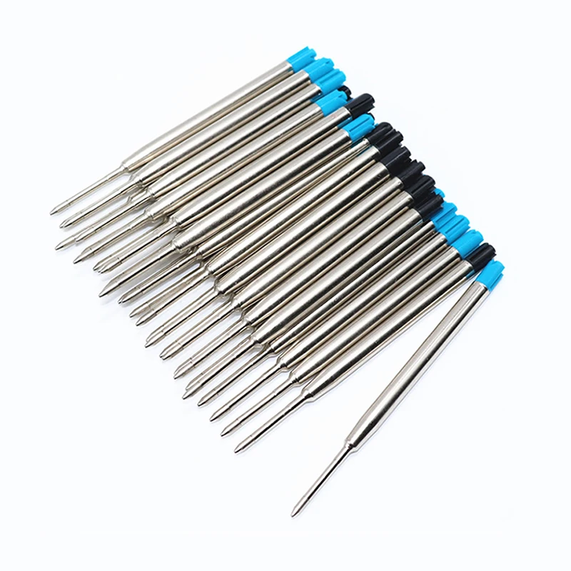 5 шт. металлические стержни для ручек универсальные стандартные черные и синие