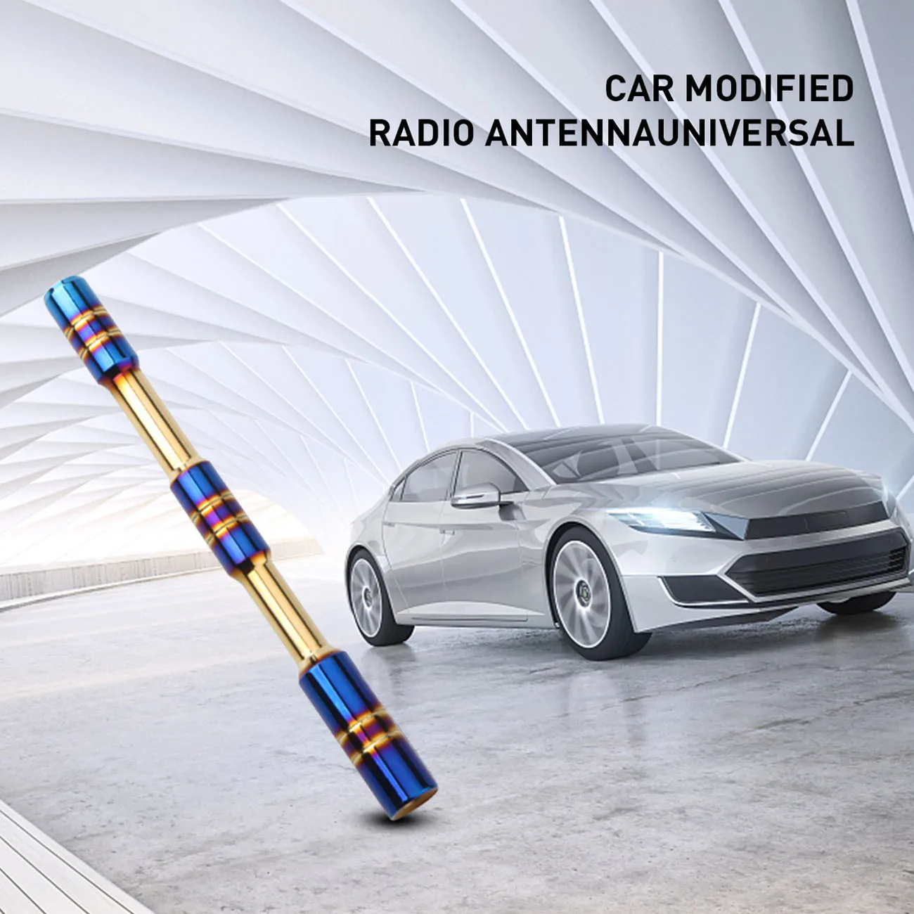 Модифицированная антенна для автомобиля приемная сигнала из алюминиевого