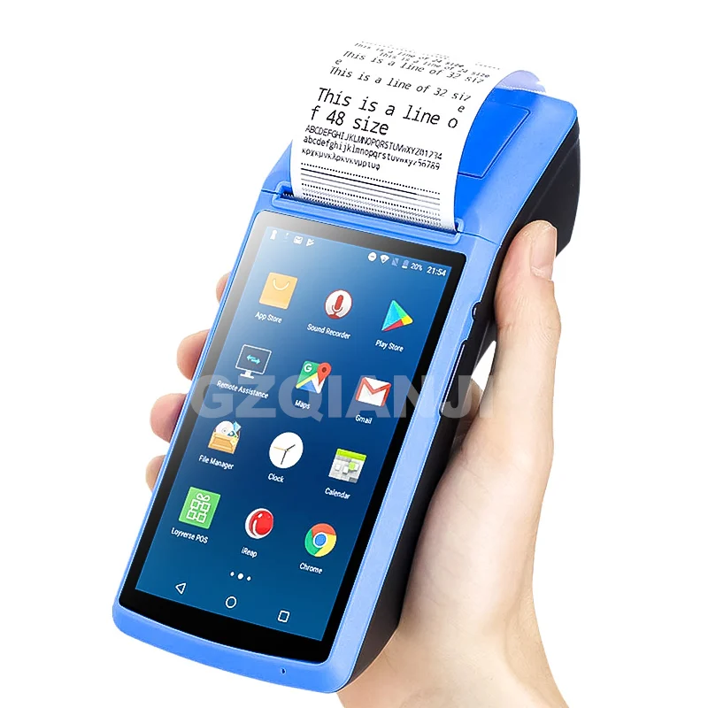 PDA Android PDA NFC пос чековый Билл Термальность Wi-Fi Bluetooth мобильный принтер 58 мм Беспроводной портативный терминал PDA, камера для мобильных устройств - Цвет: PDA