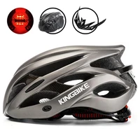 kingbike cycling helmet road bike helmet ultralight mountain mtb ce safety bontrager pvc eps bicycles helmets bike light helmet