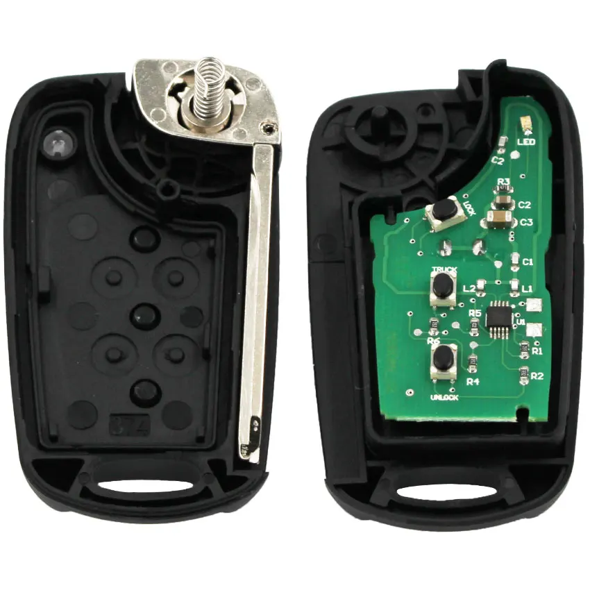 Новый Интеллектуальный складной дистанционный ключ 315 МГц или 433 брелок