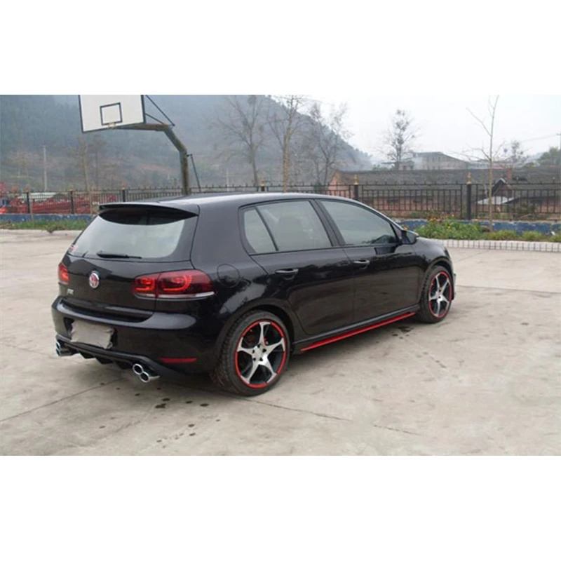 ABT Стиль MK6 углеродное волокно крыло спойлера для Volkswagen VW Golf 6 VI 2010 ~ 2013|wing|spoiler