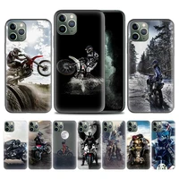 Moto Cross motorcycle sports Case for Apple iPhone Pro Max Mini Soft TPU Phone Cover Coque