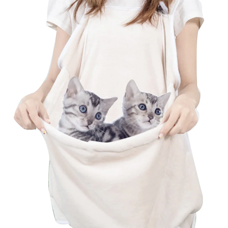 Спальный мешок для кошек фартук котенка флис щенков питомцев сумка переноска