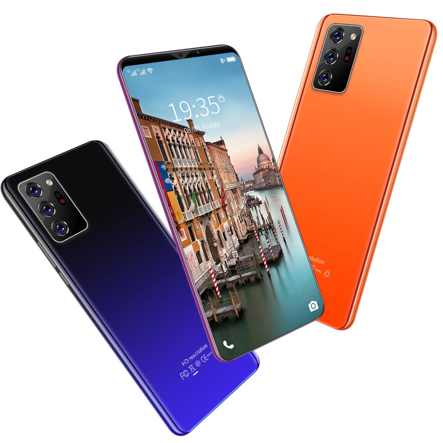 Tel&eacute;fono Inteligente Galxy Note30 Plus, pantalla HD de 6,1 pulgadas, 6 + 128GB, Bater&iacute;a grande de 4800mAh, red 4G LTE, 2021-5