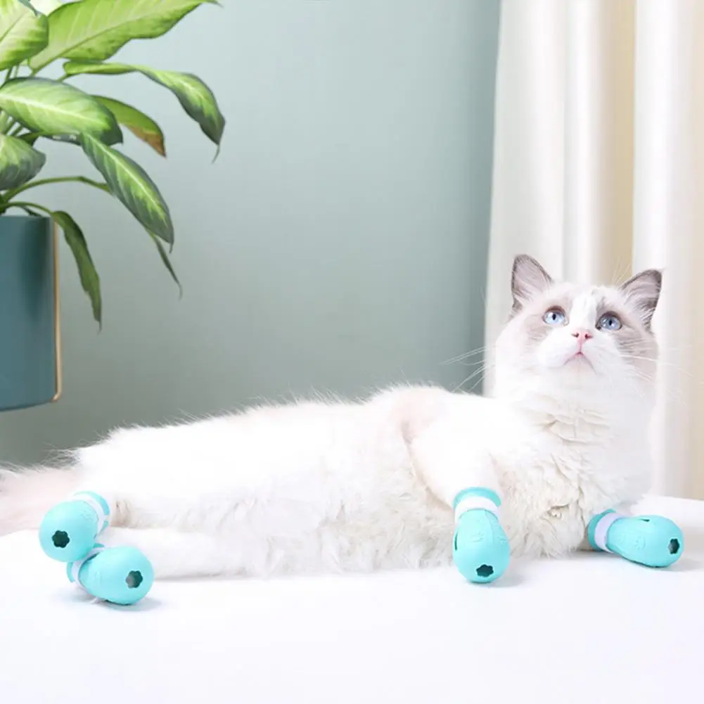 Модные чехлы для кошачьих лап 4 шт. устойчивые к царапинам средство красоты