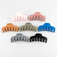 girl 11cm large hairpin frosted spray paint grab clip korean version of fashion grab clip woman out simple shark clip hairpin