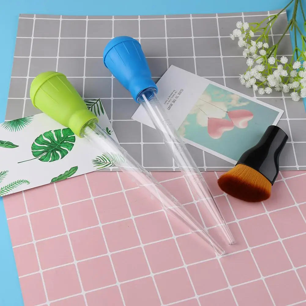 Manual Suction Pipe Fish Tank Siphon Filter Pump Aquarium Cleaning Tools 28cm Pipette Remove Residue |