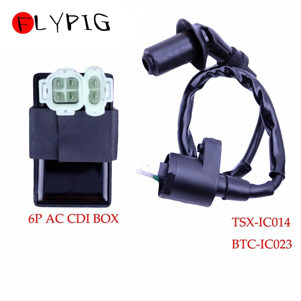 

Ignition Coil 6Pin AC CDI Box for Honda XR CRF TRX 50 70 125 250 300cc Engine Motorcycle Dirt Bike ATV Moped Scooter Go Kart