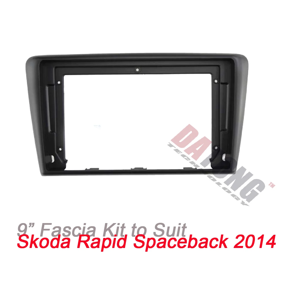 

Рамка для навигатора Android 9 дюймов для Skoda Rapid Spaceback 2014