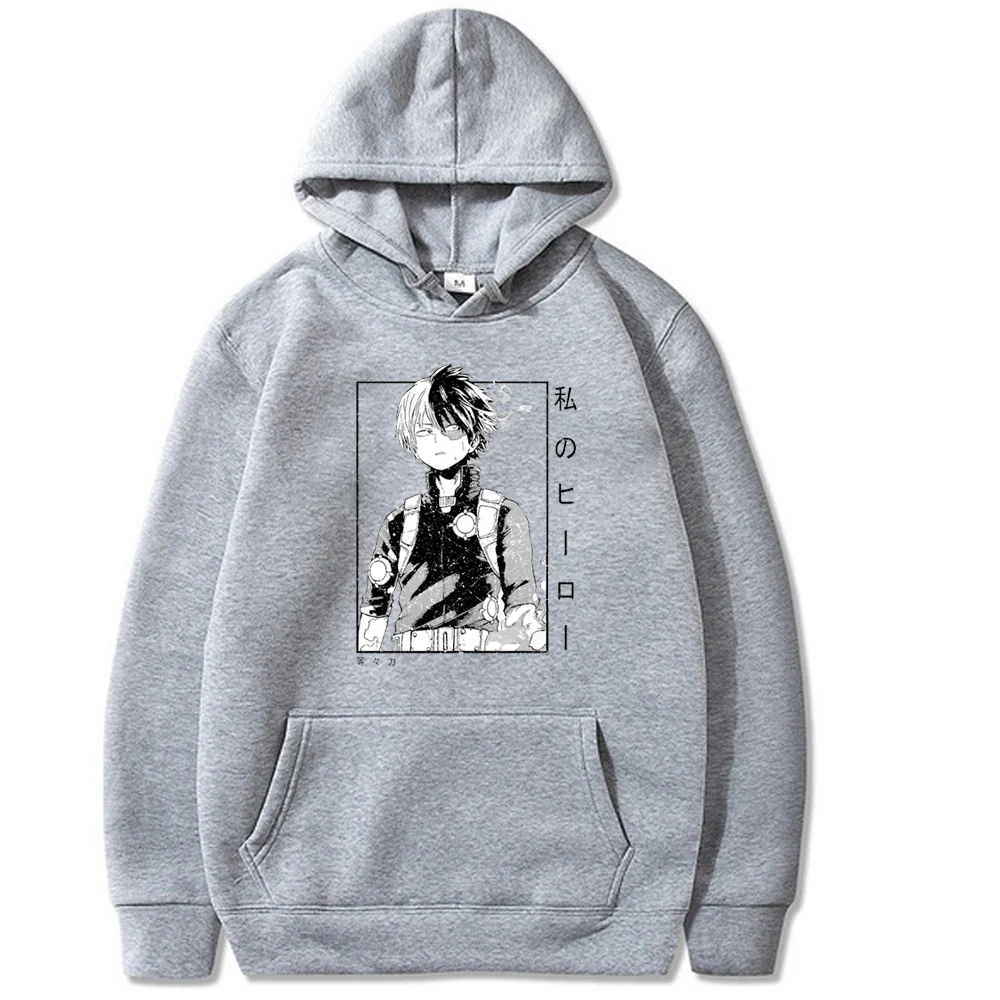 

Anime Boku No Hero Academia Shoto Todoroki Hoodies Men Women Moleton