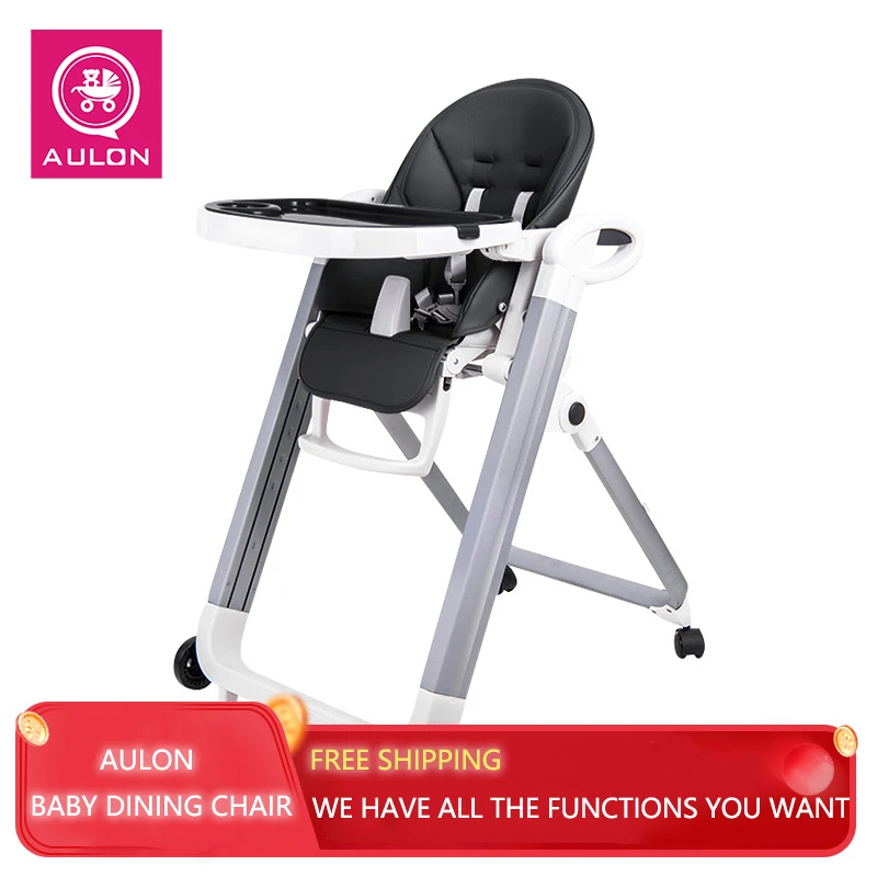 Free shipping AULON baby dining chair child multifunctional baby dining chair portable folding dining table chair home