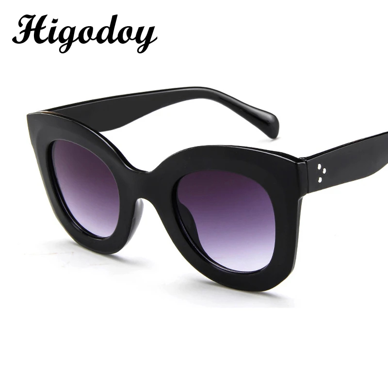 Higodoy солнцезащитные очки кошачий глаз для женщин и мужчин высококачественные