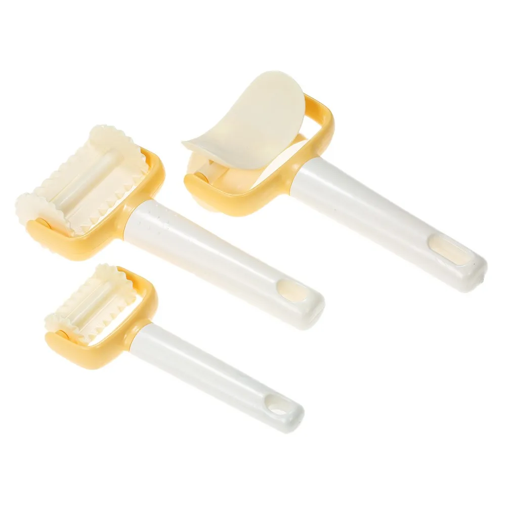 3 шт./компл. резак для скручивания печенья круглый квадратный роликовые ломтики