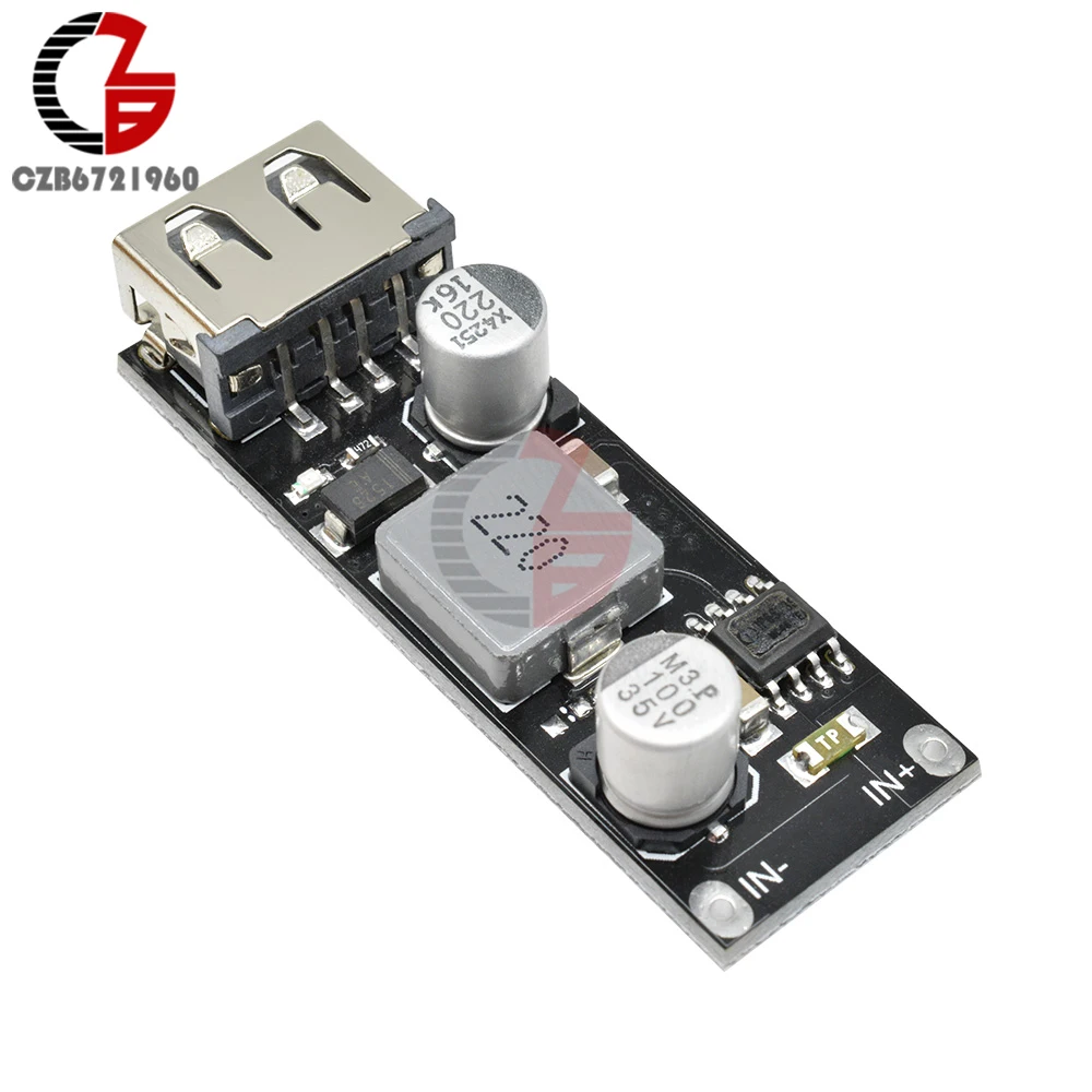 Автомобильное зарядное устройство USB зарядная плата быстрое понижающее с