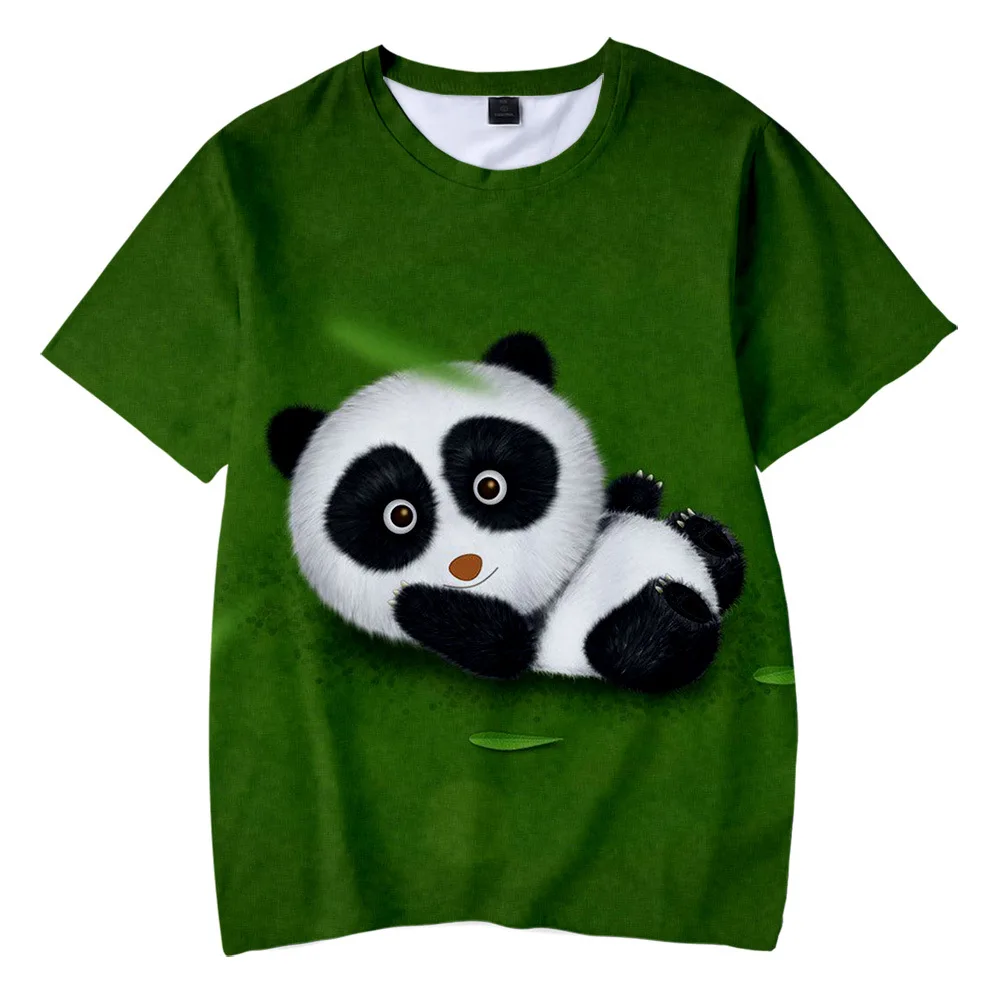 

Animal Panda 3D Cute T Shirt Boys/Girls Kids/Adults Casual Short Sleeve Cool Tshirt Funny Tees Tops Kawaii Lovely T-Shirt Pink