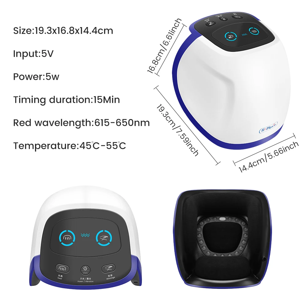 

Knee Massage Portable Rechargeable Massage Leg Joint Massage 3D Cyclic Infrared Hot Compress Airbag Vibration Relief Massage