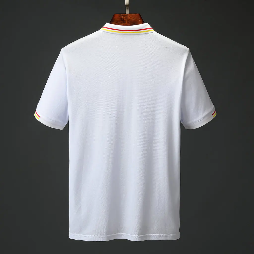 

2020 Classic Solid Polo Shirt Office Men Short Sleeved Summer Brand Jerseys Polo Hombre Tops camisas Clothing