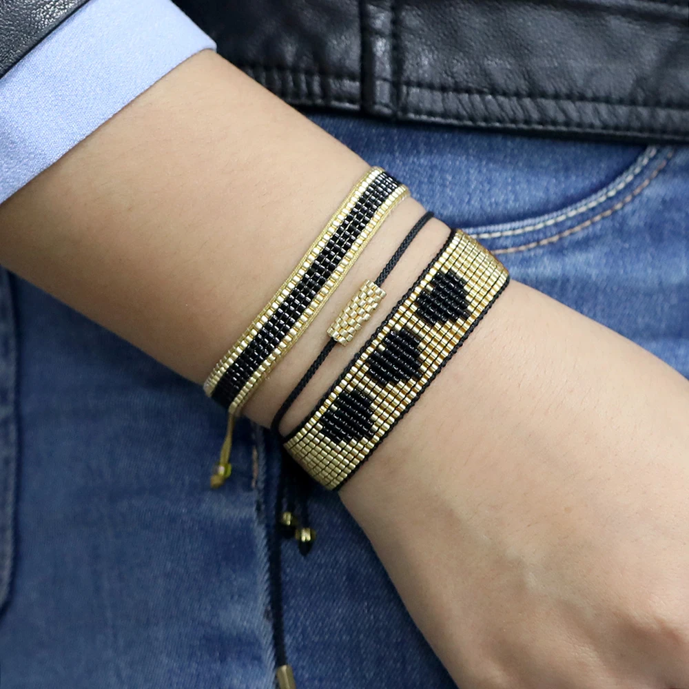 

Rttooas Fashion Heart Mostacilla Miyuki Beaded Bracelets For Women Pulseras Mujer Moda 2022 Handmade Woven Charm Bracelets Gifts
