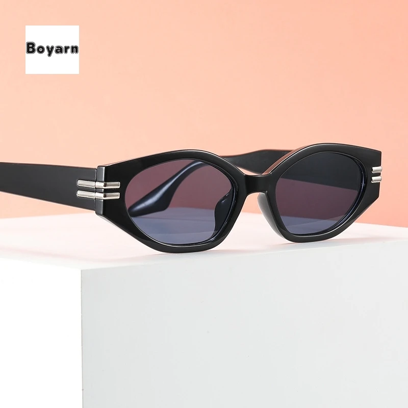 

Boyarn New 2022 Irregular Fashion Sunglasses for Boyarn Personality Cat's Eye Glasses Sun Glasses Celebrity Street Snap Women UV