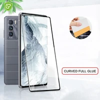 3d full glue curved tempered glass for realme gt master explorer edition %e2%80%8bx7 pro back screen protector camera lens glass film