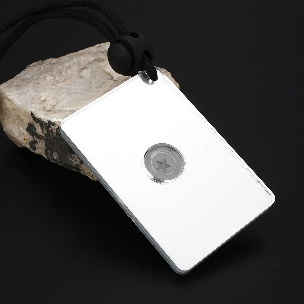 Военные зеркала сигнальное стекло зеркало со свистком/компасом/шнурком