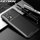 Ударопрочный чехол KEYSION для Realme GT Neo из углеродного волокна, силиконовая защитная задняя крышка для телефона OPPO Realme GT 5G