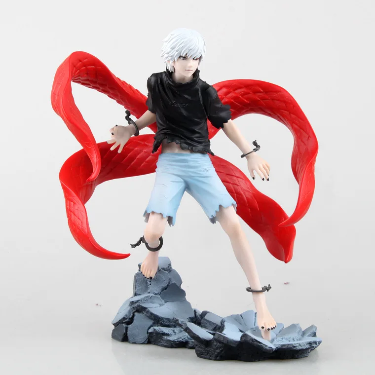 

Anime Tokyo Ghoul Figure Kaneki Ken Touka Kirishima PVC Action Figure Kaneki Ken Awakening Figurine Generation of Dark Jin Muyan