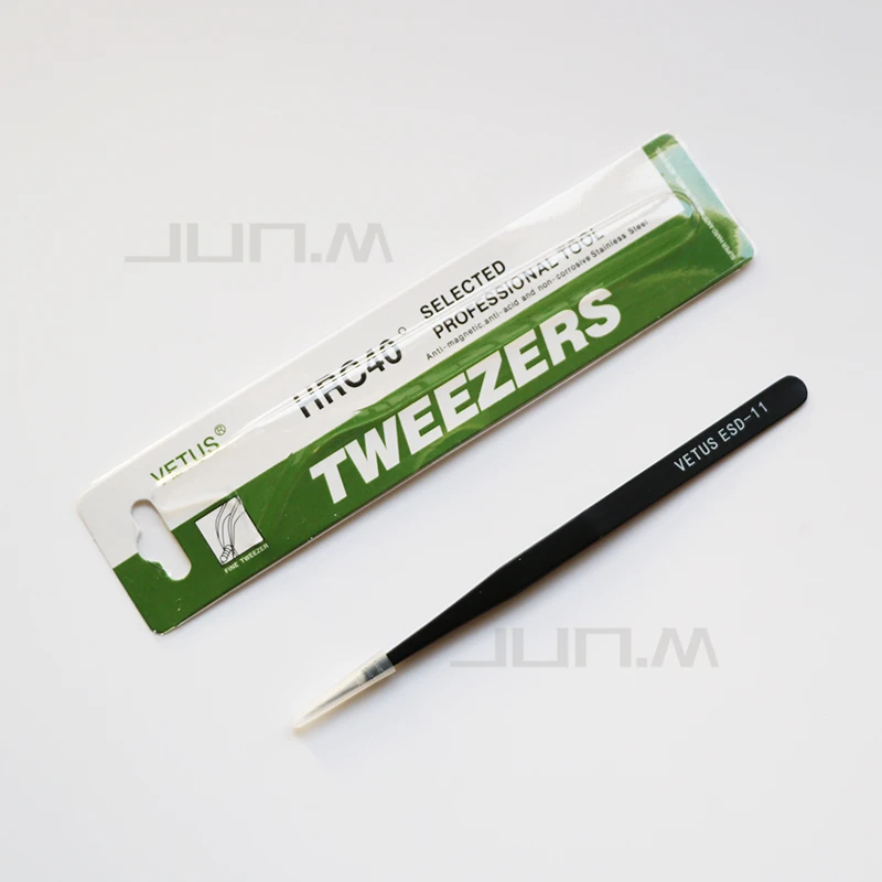 Vetus прямые и изогнутые черные ресницы Tweerzers наращивание ресниц Красота Макияж