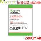 WISECOCO 2800 мАч BQ-5204 Батарея для BQ STRIKE LTE BQS 5204 телефона высокое качество Батарея + номер для отслеживания