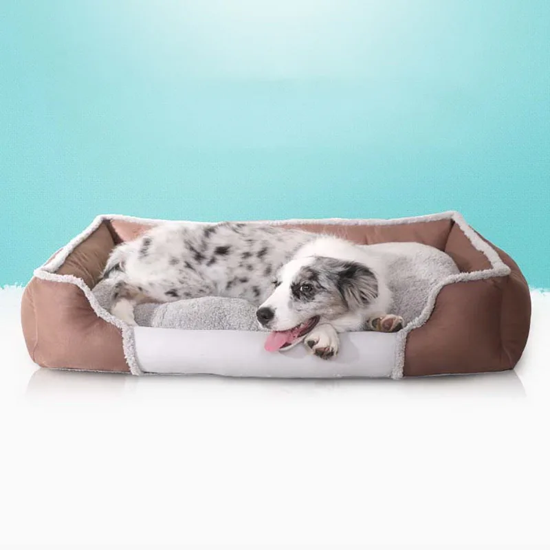 Мягкая кровать для собак диван гнездо разделяемая домашних животных теплая