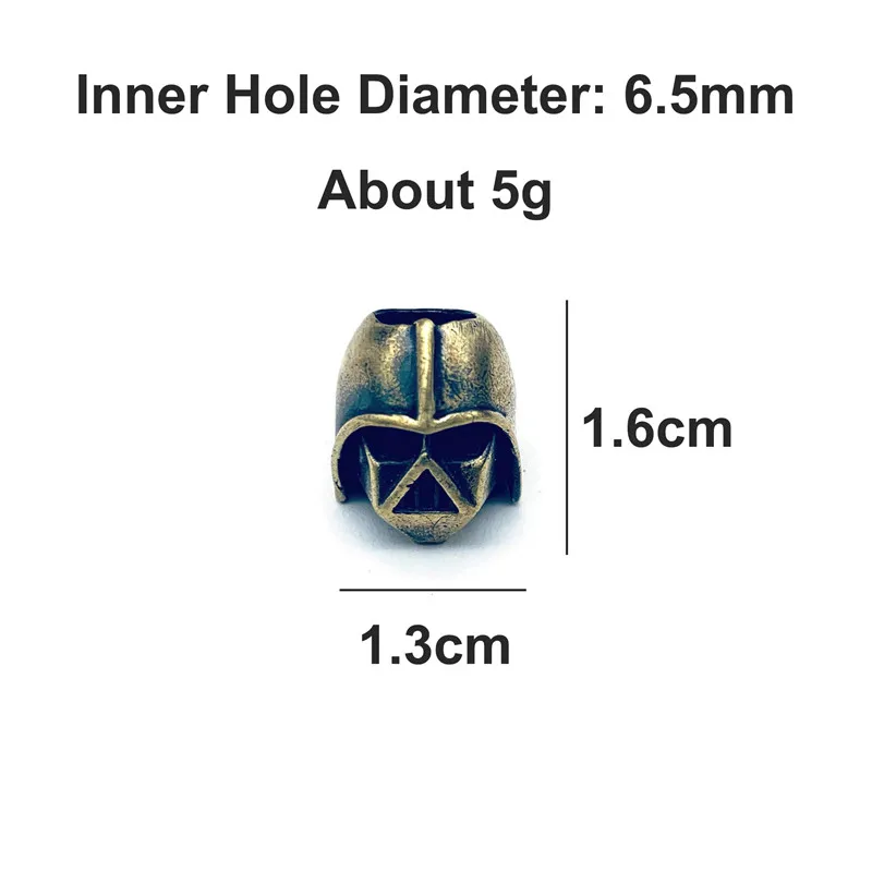 Ретро латунная подвеска в виде газовой маски для брелока ручной работы плетеный