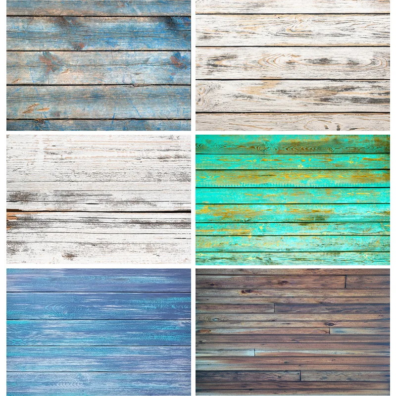 

Wood Floor Wooden Board Texture Photography Backdrops Props Vintage Newborn Baby Portrait Photo Studio Background 21318WQ-15