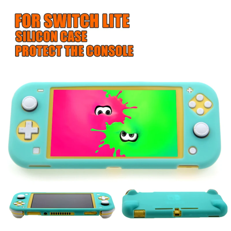 Силиконовые Защитный чехол для nintendo Switch Lite игровой консоли защитная пленка Для NS